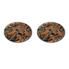 Intricate Abstract Print Cufflinks (oval)