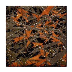 Intricate Abstract Print Ceramic Tile by dflcprints