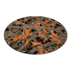 Intricate Abstract Print Magnet (oval)