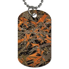 Intricate Abstract Print Dog Tag (one Sided) by dflcprints