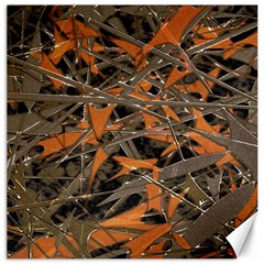 Intricate Abstract Print Canvas 20  X 20  (unframed)