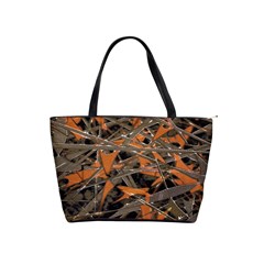 Intricate Abstract Print Large Shoulder Bag by dflcprints