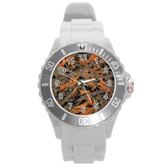 Intricate Abstract Print Plastic Sport Watch (large)