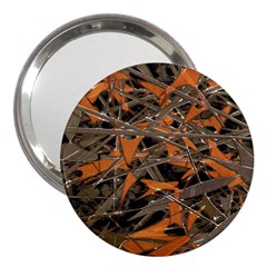 Intricate Abstract Print 3  Handbag Mirror