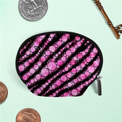 Pink Black Tiger Bling  Accessory Pouch (small)