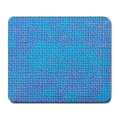 Textured Blue & Purple Abstract Large Mouse Pad (rectangle)