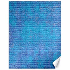 Textured Blue & Purple Abstract Canvas 18  X 24  (unframed)