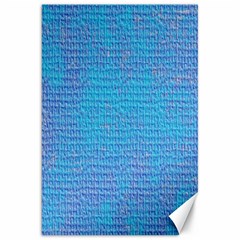 Textured Blue & Purple Abstract Canvas 20  X 30  (unframed) by StuffOrSomething