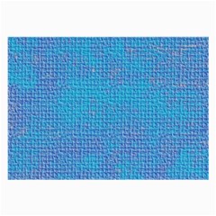 Textured Blue & Purple Abstract Glasses Cloth (large, Two Sided)