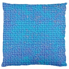 Textured Blue & Purple Abstract Large Cushion Case (single Sided) 