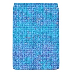 Textured Blue & Purple Abstract Removable Flap Cover (l)