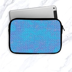 Textured Blue & Purple Abstract Apple Ipad Mini Zippered Sleeve