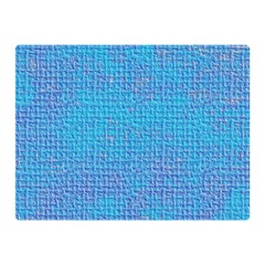 Textured Blue & Purple Abstract Double Sided Flano Blanket (mini)