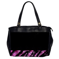 Pink Tiger Bling Oversize Office Handbag (one Side)