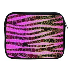 Hot Pink Black Tiger Pattern  Apple Ipad Zippered Sleeve by OCDesignss