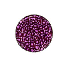 Cheetah Bling Abstract Pattern  Golf Ball Marker 4 Pack (for Hat Clip)