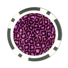 Cheetah Bling Abstract Pattern  Poker Chip by OCDesignss