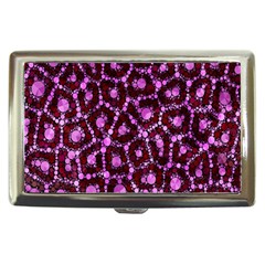 Cheetah Bling Abstract Pattern  Cigarette Money Case