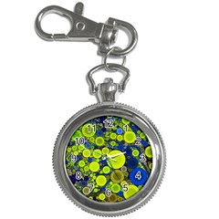 Polka Dot Retro Pattern Key Chain Watch