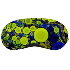 Polka Dot Retro Pattern Sleeping Mask by OCDesignss