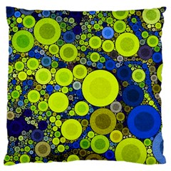 Polka Dot Retro Pattern Large Cushion Case (two Sided) 