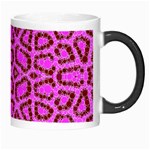 Florescent Pink Animal Print  Morph Mug Right