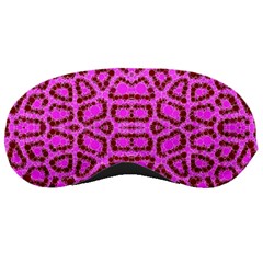 Florescent Pink Animal Print  Sleeping Mask by OCDesignss