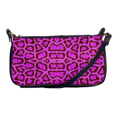 Florescent Pink Animal Print  Evening Bag