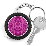 Florescent Pink Animal Print  Measuring Tape Front