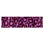 Cheetah Bling Abstract Pattern  Satin Scarf (Oblong) Front