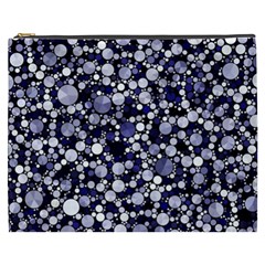 Lavender Cheetah Bling Abstract  Cosmetic Bag (xxxl) by OCDesignss