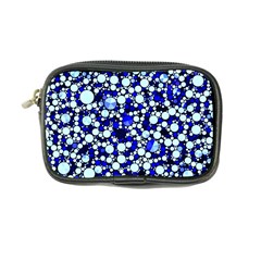 Bright Blue Cheetah Bling Abstract  Coin Purse by OCDesignss