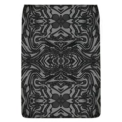 Trippy Black&white Abstract  Removable Flap Cover (l)