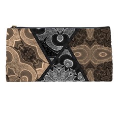 Crazy Beautiful Black Brown Abstract  Pencil Case by OCDesignss