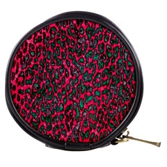 Florescent Pink Leopard Grunge  Mini Makeup Case