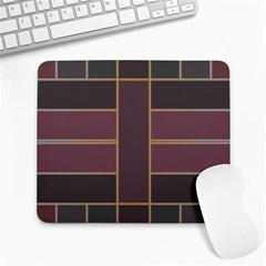 Vertical And Horizontal Rectangles Large Mousepad