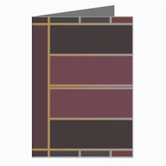 Vertical And Horizontal Rectangles Greeting Card by LalyLauraFLM