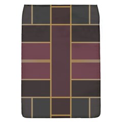 Vertical And Horizontal Rectangles Removable Flap Cover (l) by LalyLauraFLM