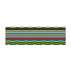 Chevrons And Distorted Stripes Sticker Bumper (100 Pack) by LalyLauraFLM