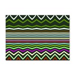 Chevrons and distorted stripes Sticker A4 (10 pack) Front