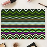 Chevrons and distorted stripes Cosmetic Bag (XXL) Front