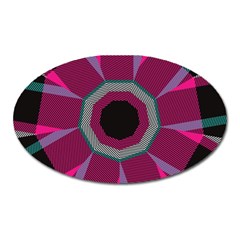 Striped Hole Magnet (oval)