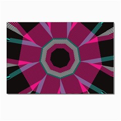 Striped Hole Postcards 5  X 7  (pkg Of 10)