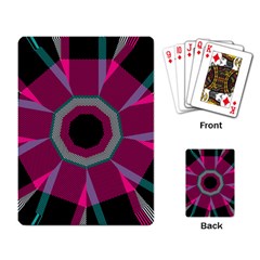 Striped Hole Playing Cards Single Design