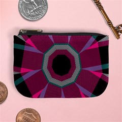 Striped Hole Mini Coin Purse by LalyLauraFLM