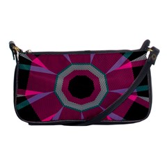 Striped Hole Shoulder Clutch Bag by LalyLauraFLM