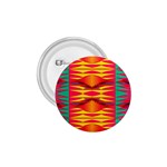 Colorful tribal texture 1.75  Button Front