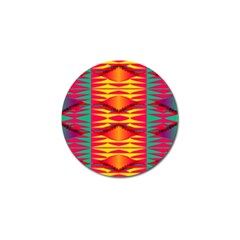 Colorful Tribal Texture Golf Ball Marker (4 Pack) by LalyLauraFLM