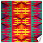 Colorful tribal texture Canvas 16  x 16  15.2 x15.41  Canvas - 1