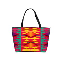 Colorful Tribal Texture Classic Shoulder Handbag by LalyLauraFLM